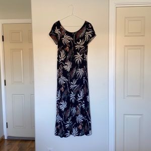Navy blue Hawaiian aloha dress sz. S/M
